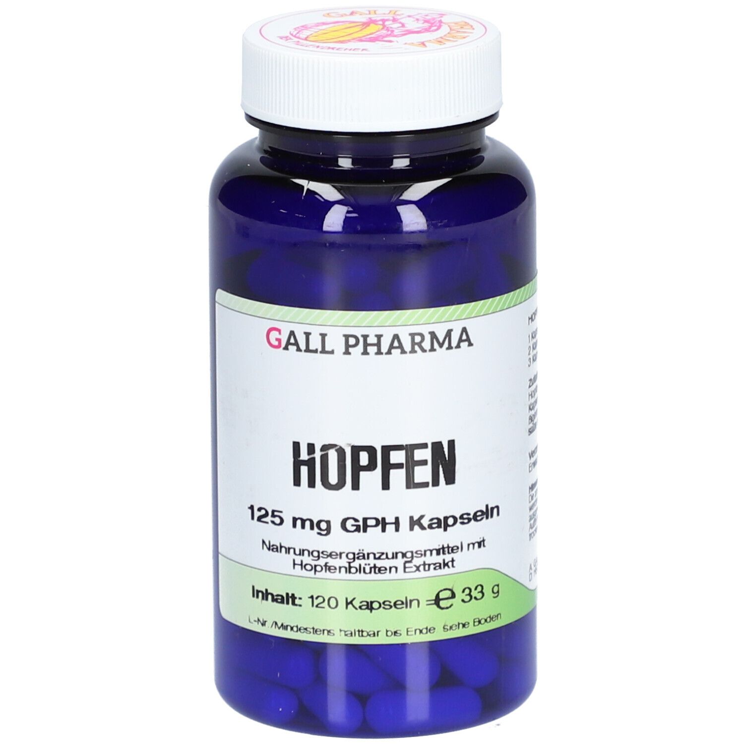 Hopfen 125 mg GPH Kapseln