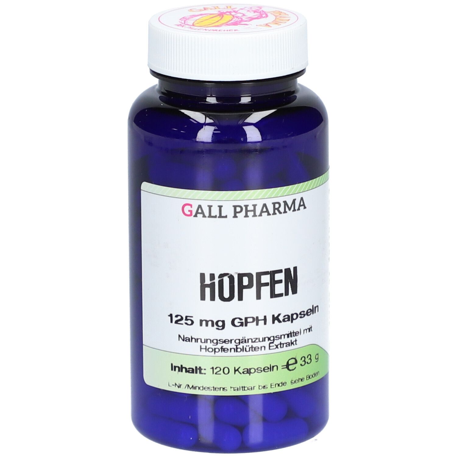Hopfen 125 mg GPH Kapseln