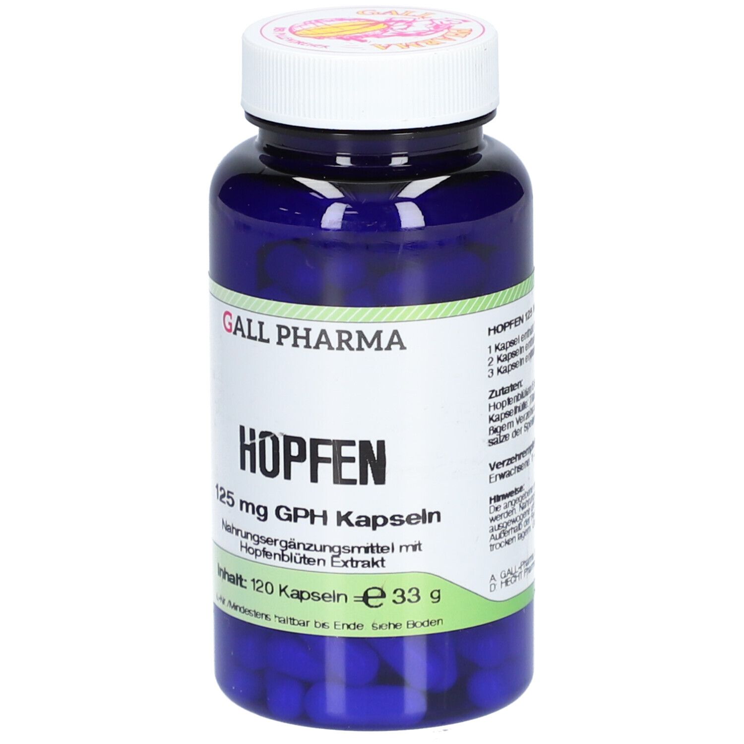 Hopfen 125 mg GPH Kapseln