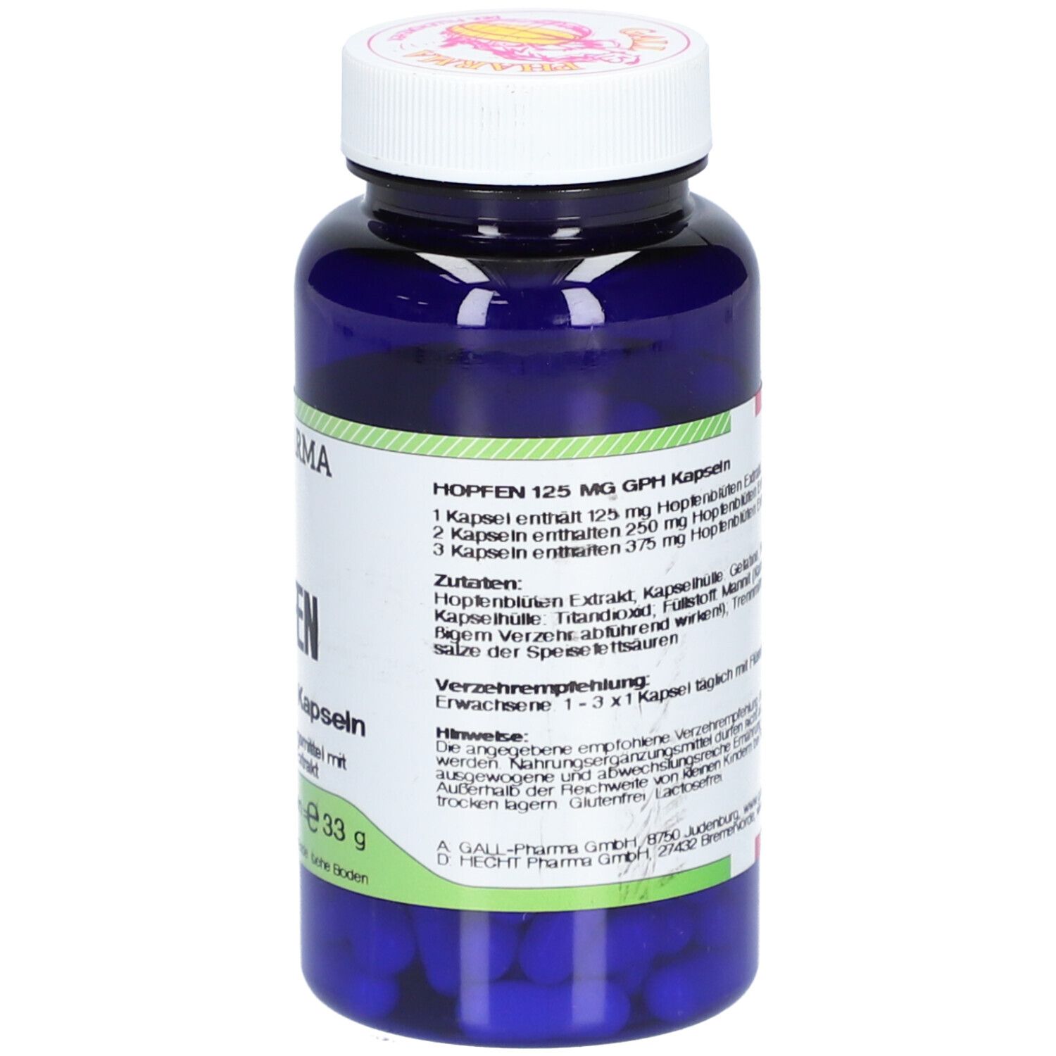 Hopfen 125 mg GPH Kapseln