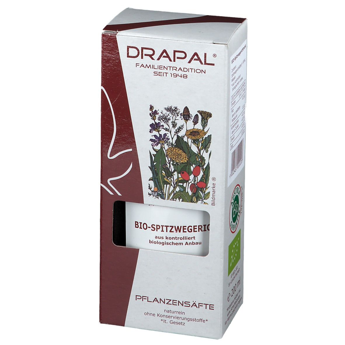 DRAPAL® BIO-SPITZWEGERICH Jus de plantes