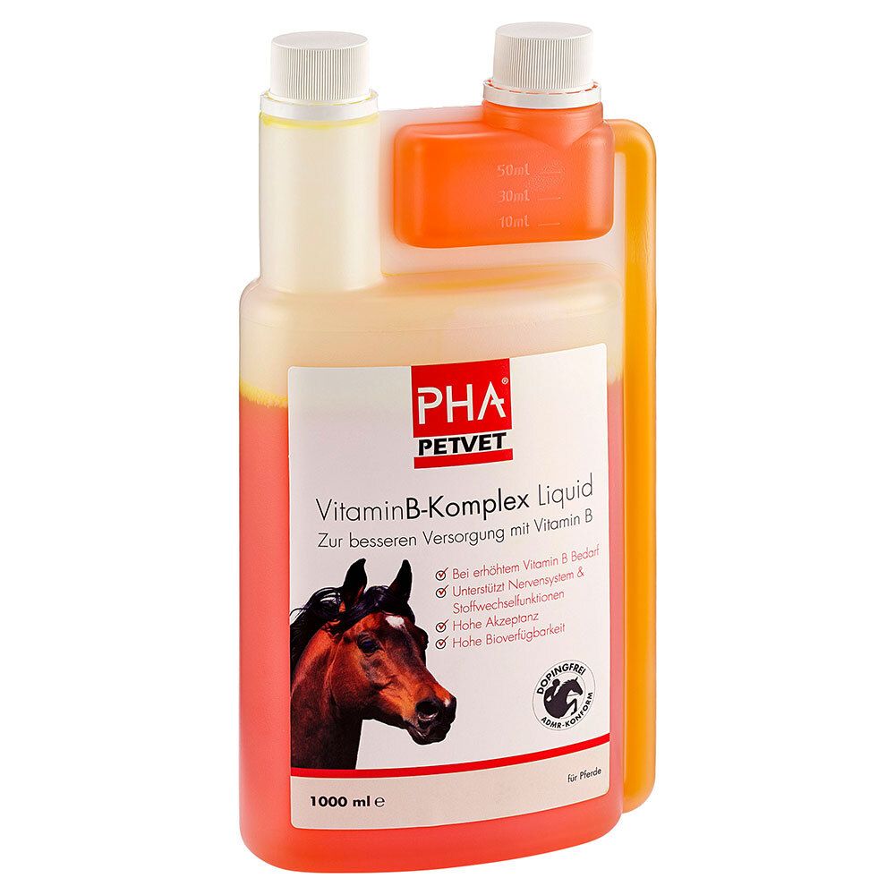 PHA Complexe de vitamines B liquide pour chevaux