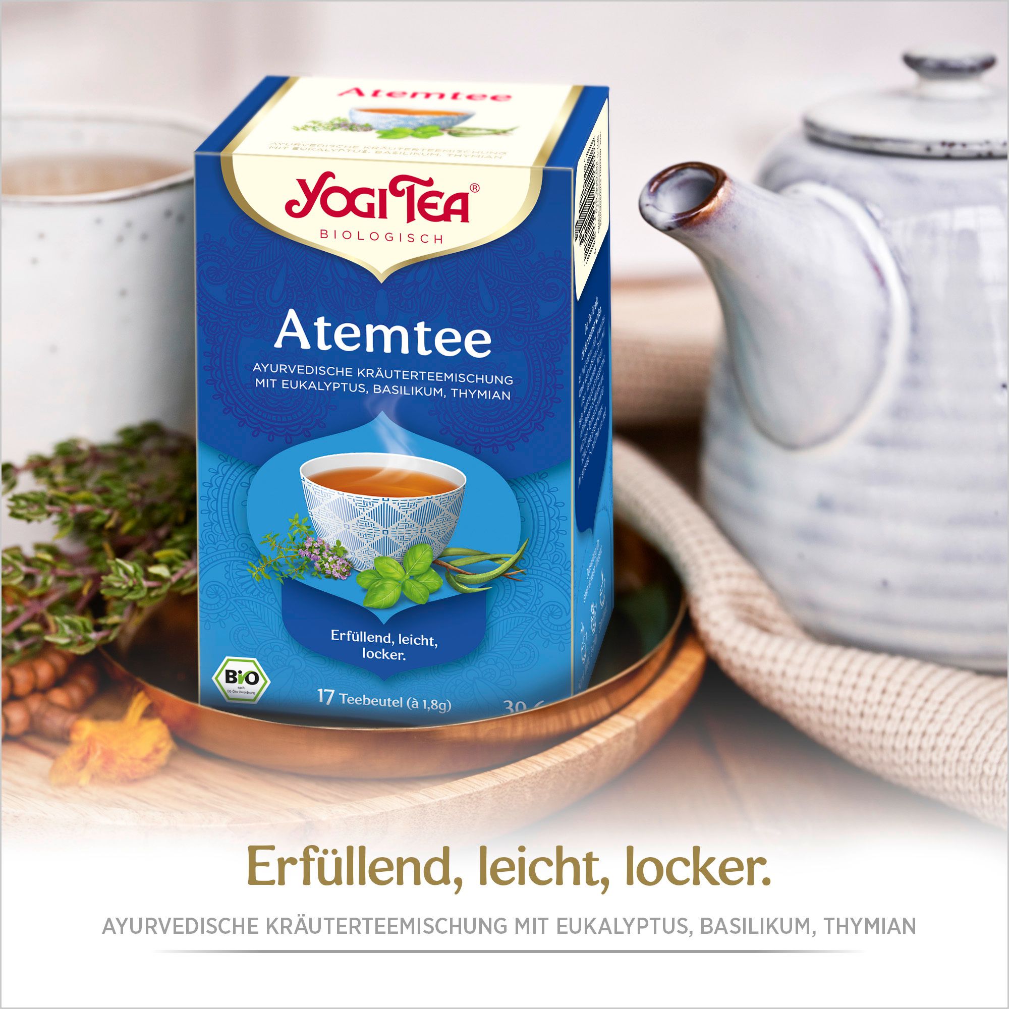 YOGI TEA® Atemtee, Bio Kräutertee