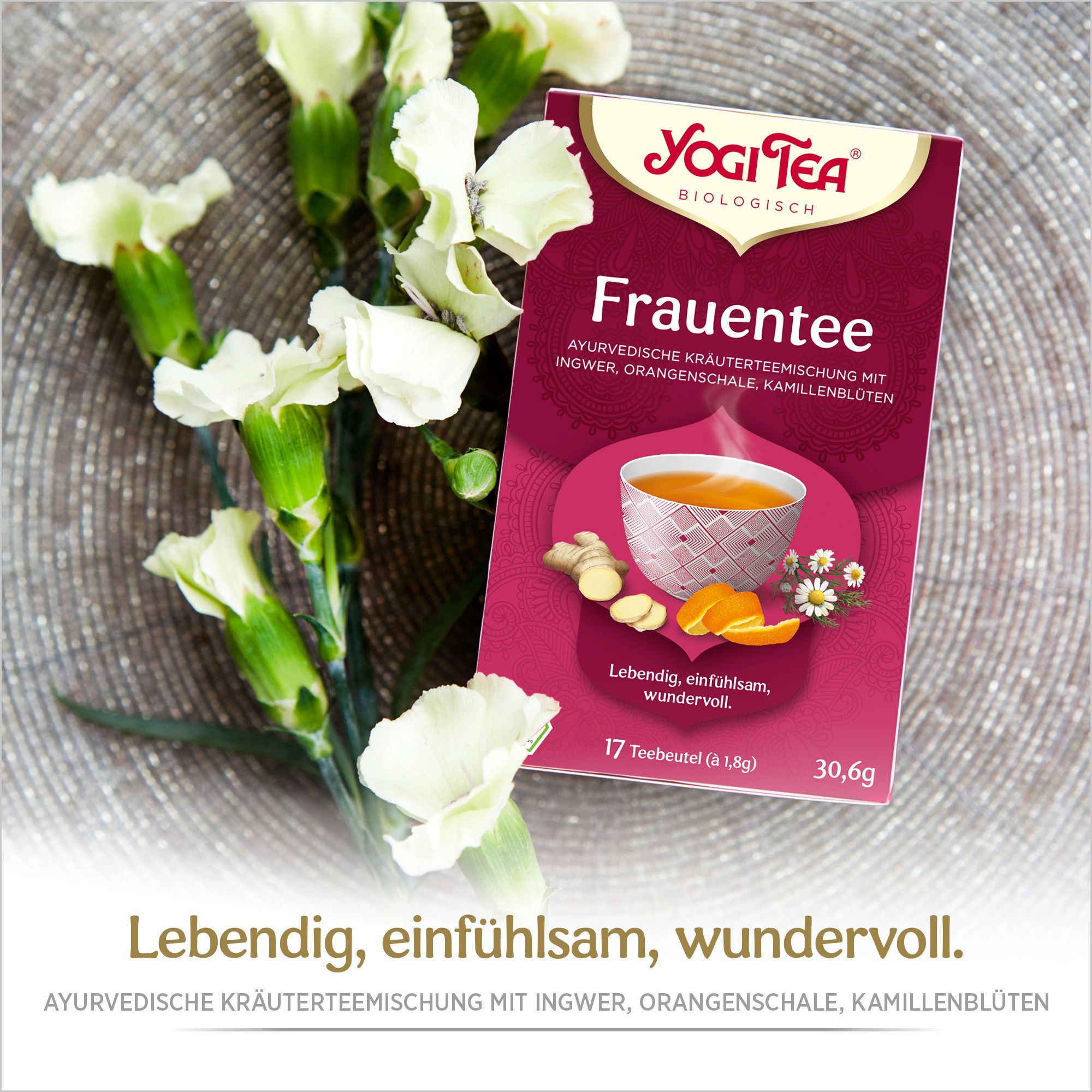 YOGI TEA® Frauentee, Bio Kräutertee