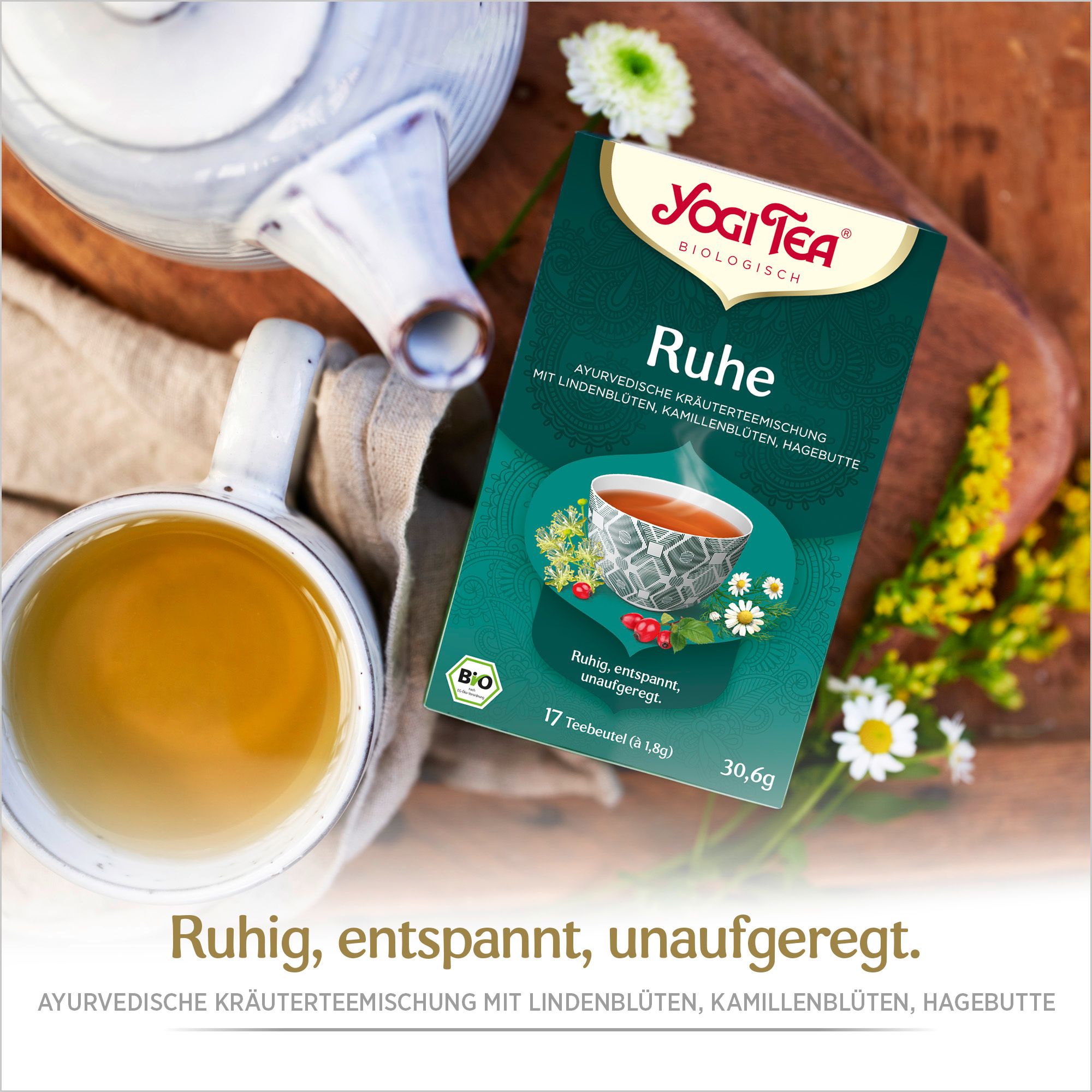 YOGI TEA® Ruhe, Bio Kräutertee