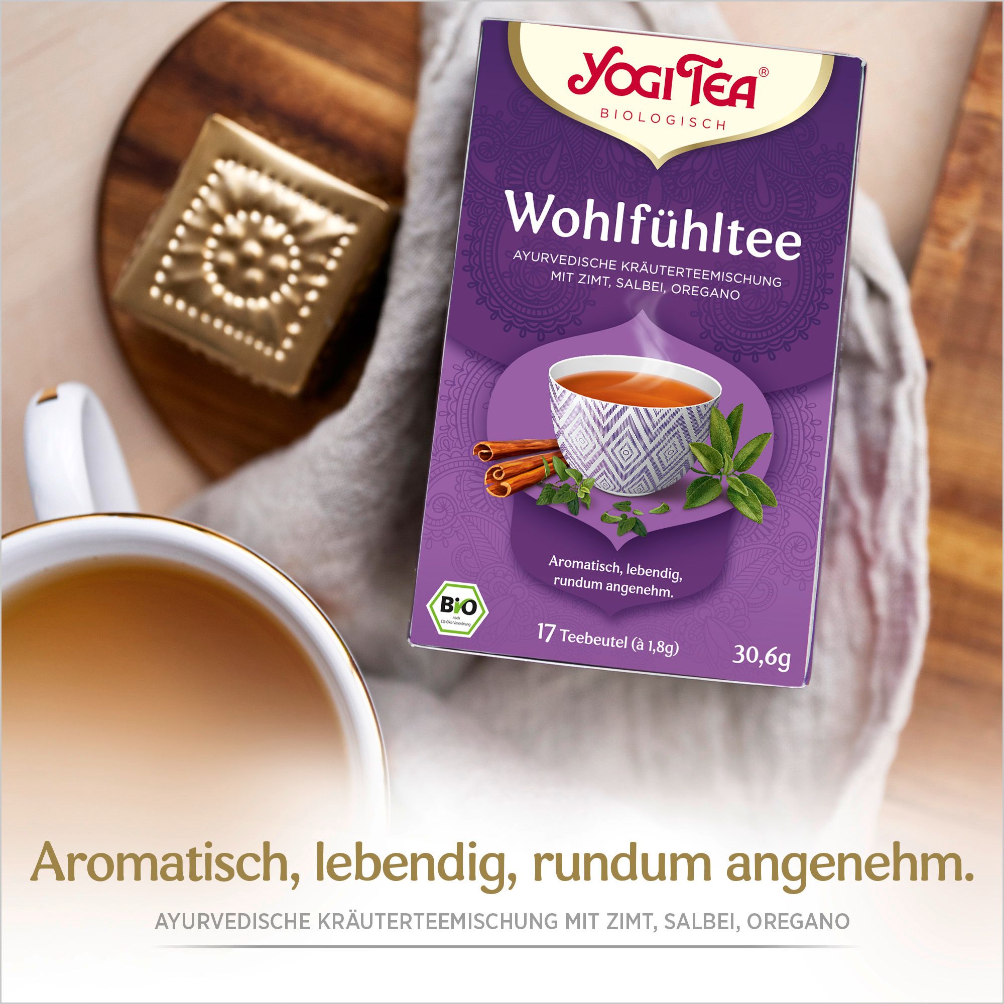 YOGI TEA® Wohlfühltee, Bio Kräutertee