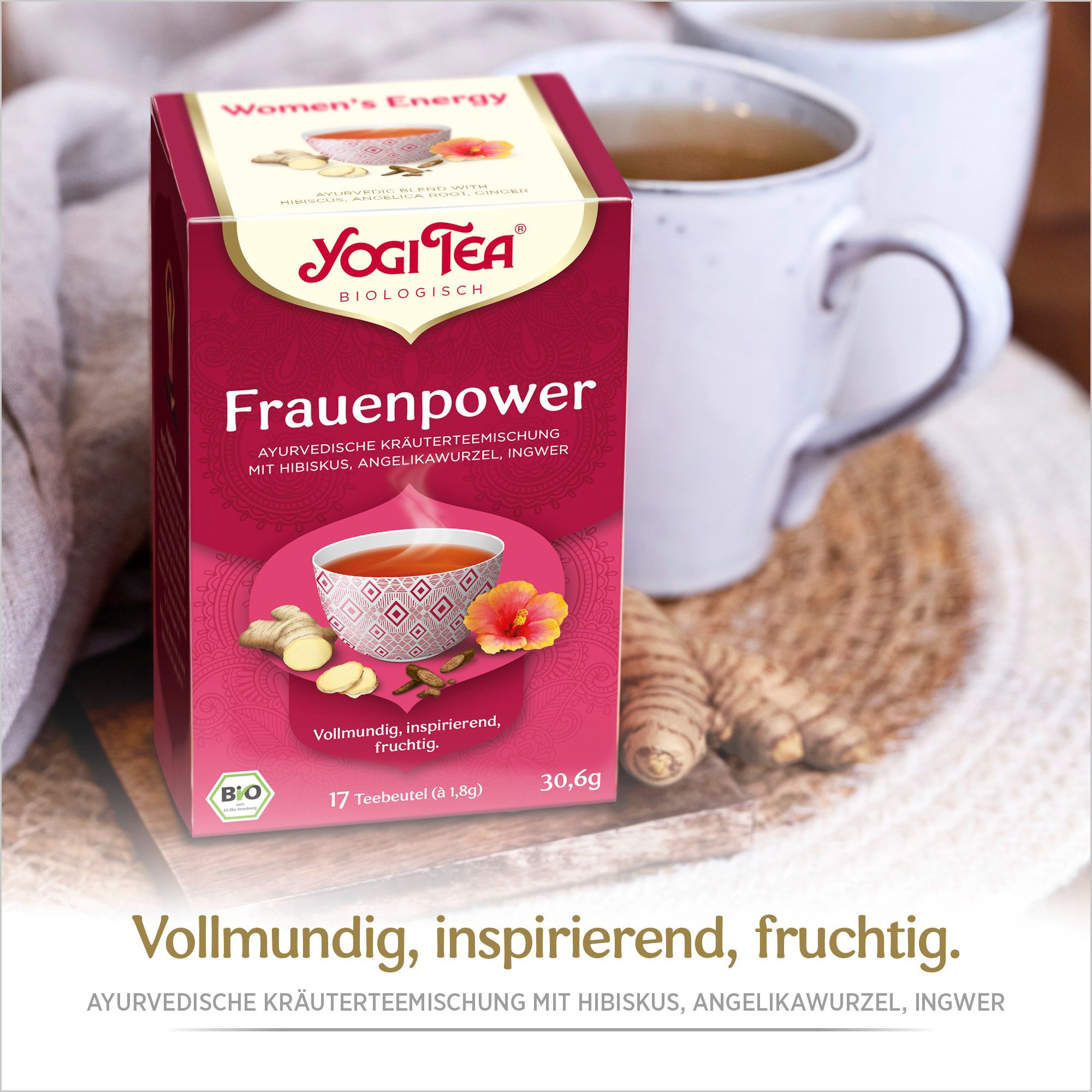 YOGI TEA® Frauenpower, Bio Kräutertee