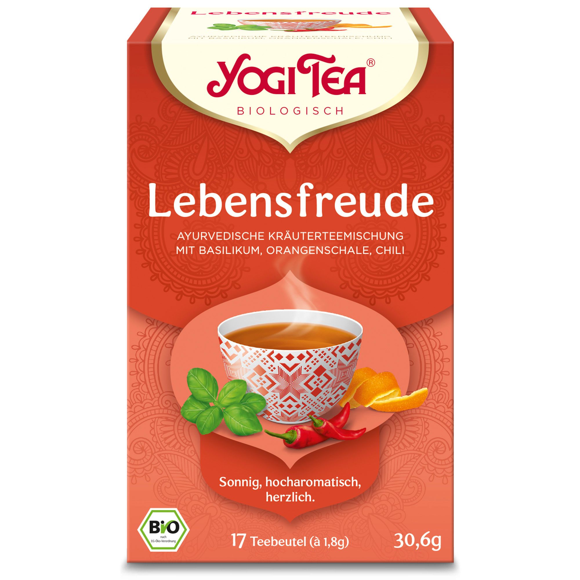 YOGI TEA® Lebensfreude, Bio Kräutertee