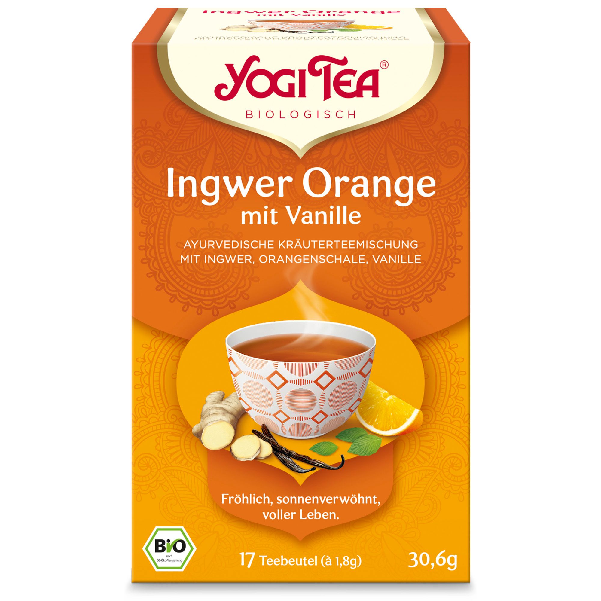 YOGI TEA® Gingembre Orange avec Vanille, Tisane bio