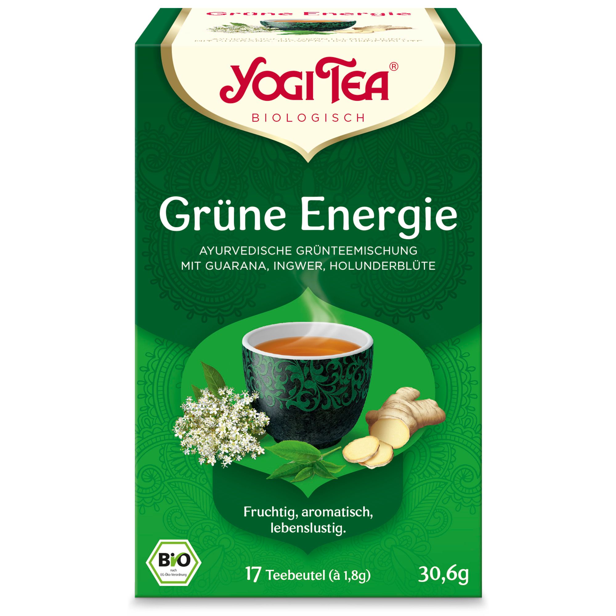 YOGI TEA® Énergie verte, Tisane verte bio
