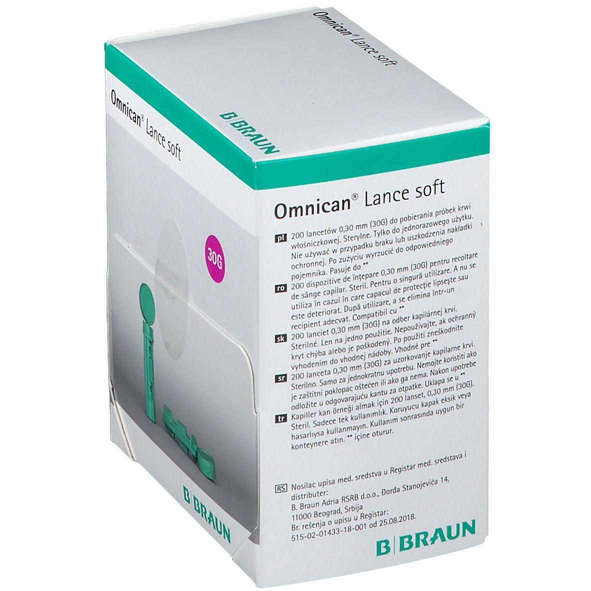 OMNICAN Lance soft 30 G E Lanzetten