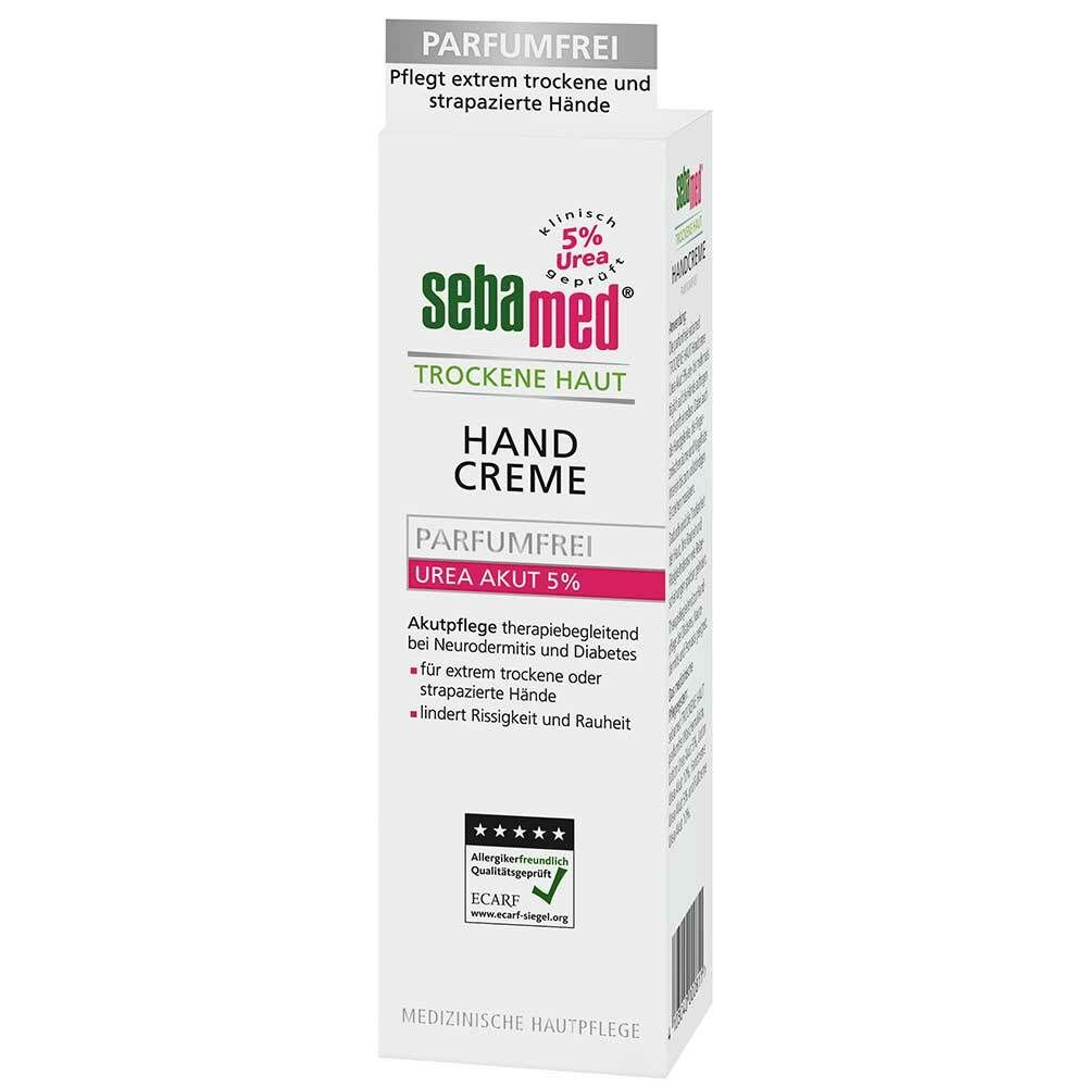 sebamed® Crème mains Peaux sèches sans parfum Urée 5