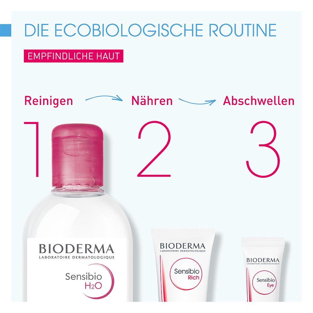 BIODERMA Sensibio H2O - Eau micellaire nettoyante douce