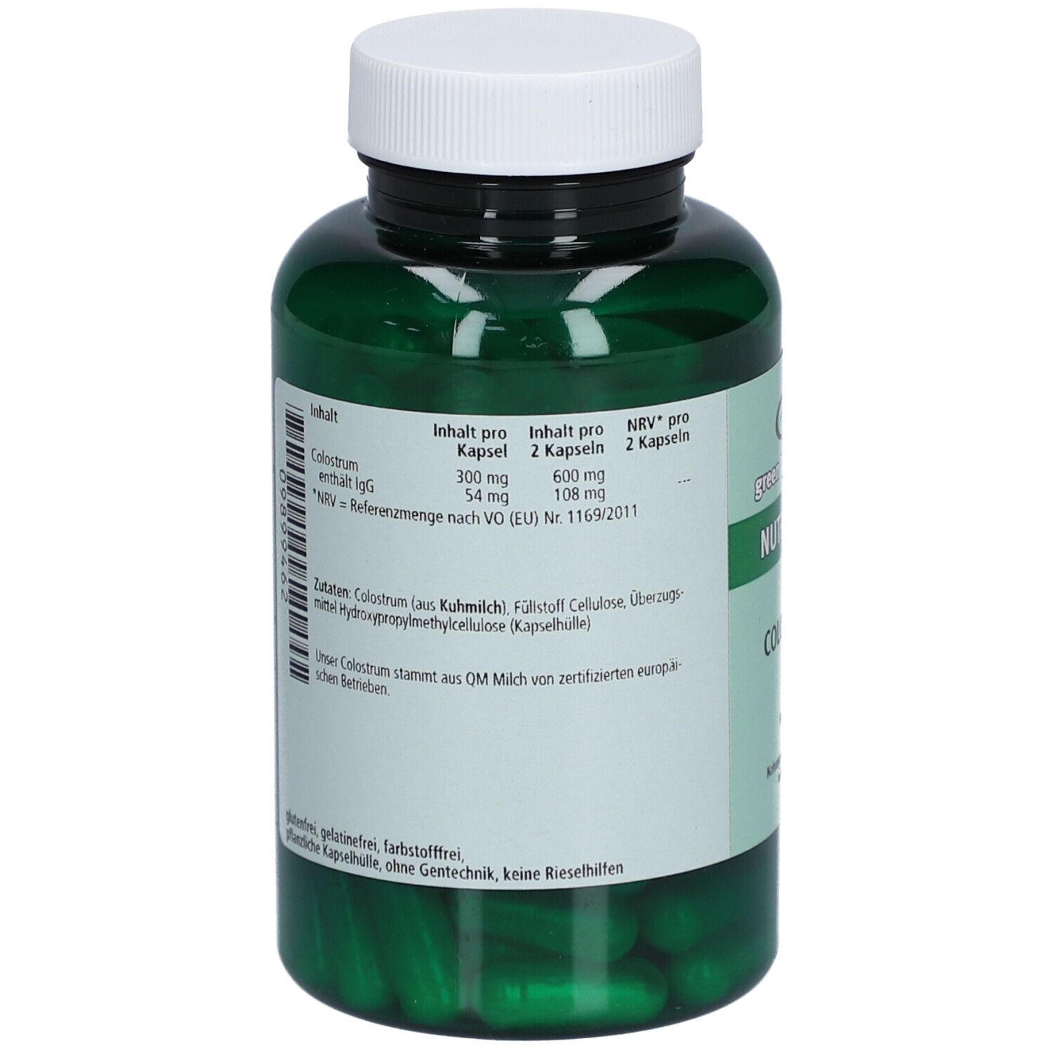 green line NUTRITHEKE Colostrum