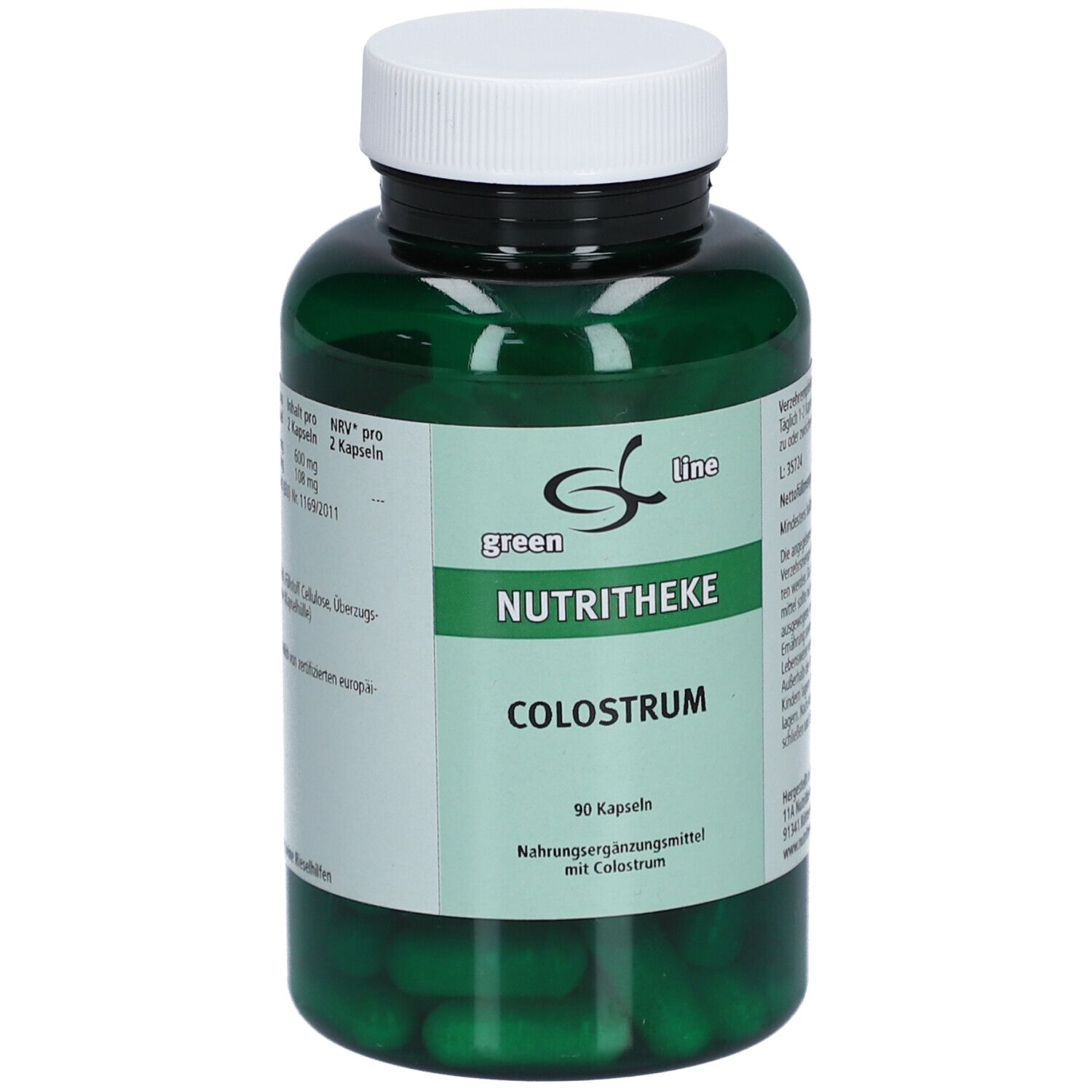 green line NUTRITHEKE Colostrum