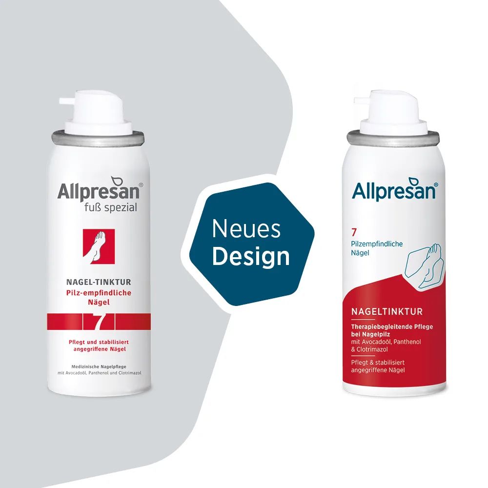 Allpresan Fuß Spezial Nageltinktur gegen pilzempfindliche Nägel, 50 ml.