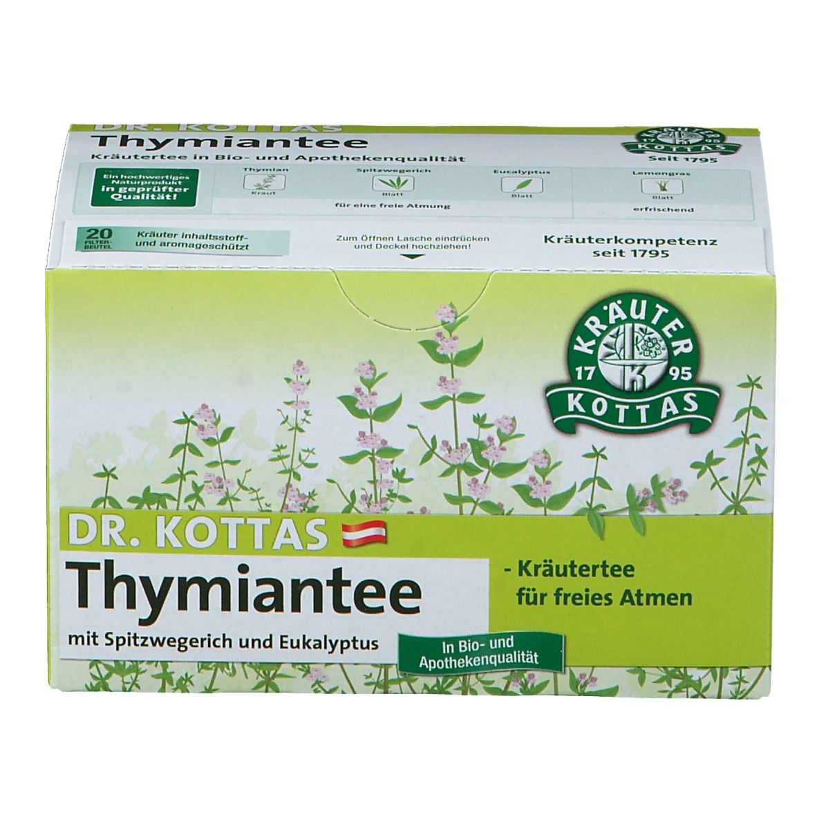 DR. KOTTAS Thymiantee mit Spitzwegerich und Eukalyptus