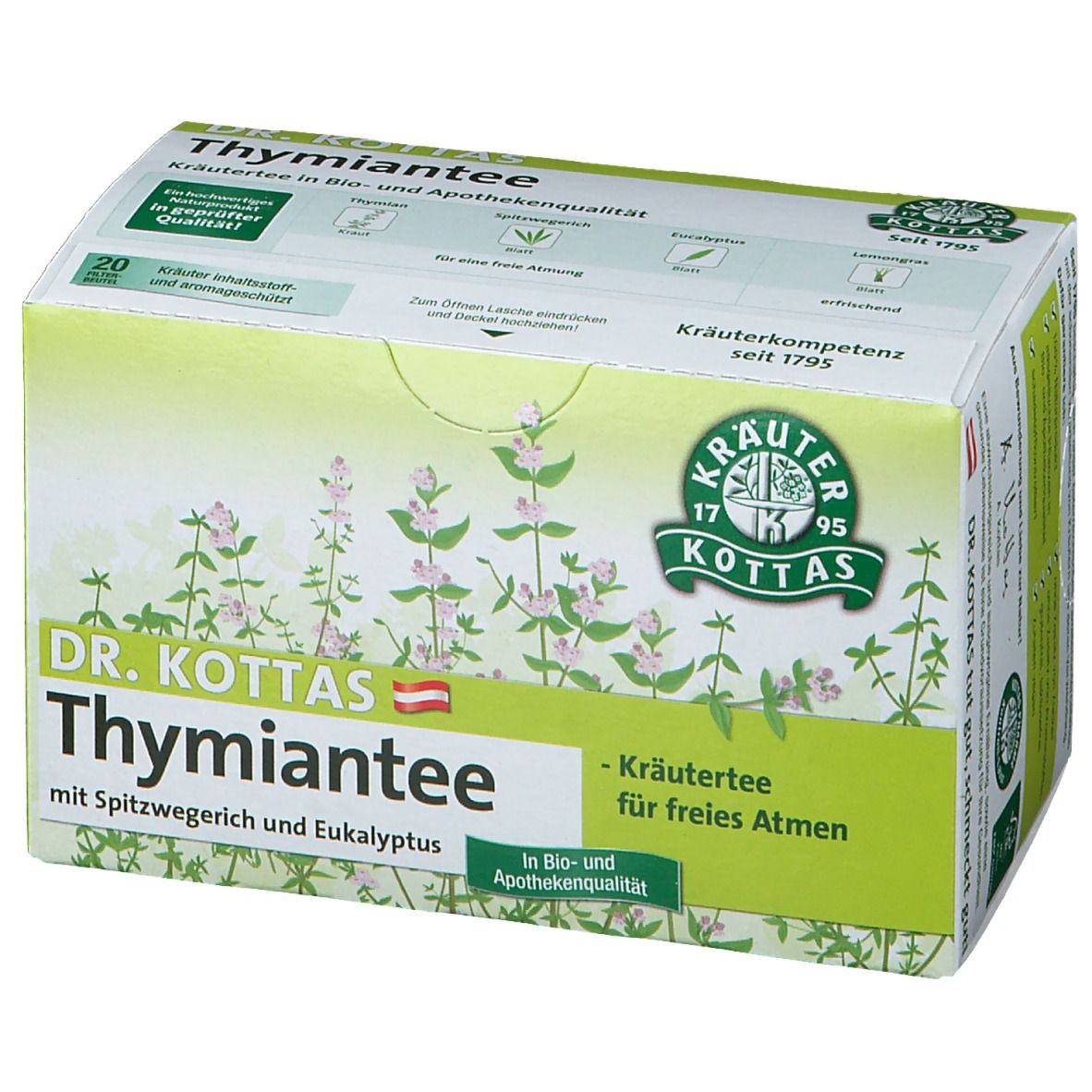 DR. KOTTAS Thymiantee mit Spitzwegerich und Eukalyptus