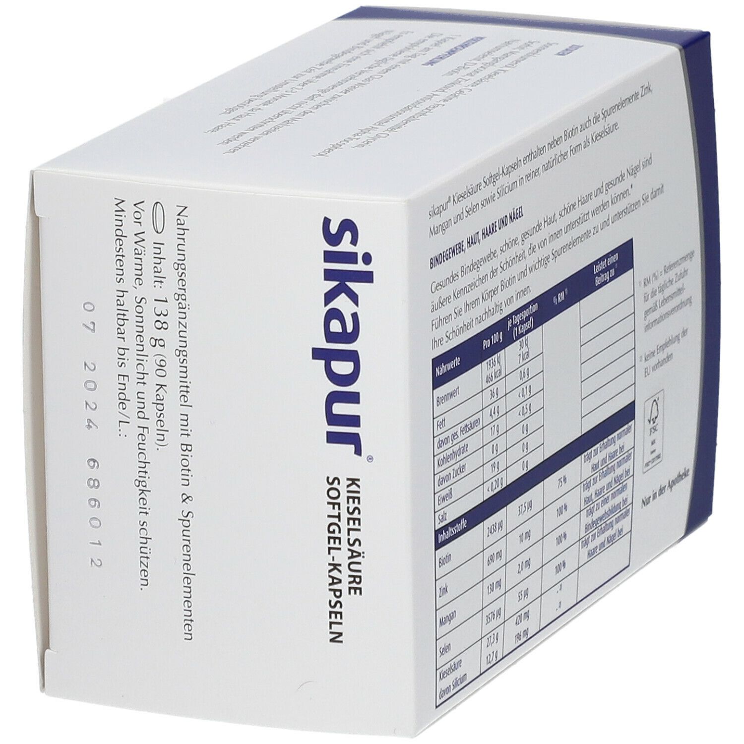 sikapur® Acide silicique en capsules molles
