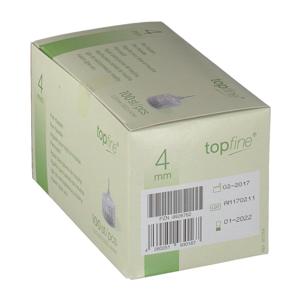 topfine® Kanüle 32 G 4 mm