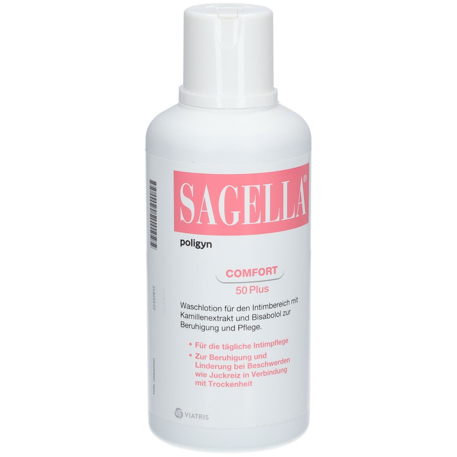 SAGELLA poligyn - Comfort 50 Plus: Intimwaschlotion mit Kamillenextrakt und Bisabolol,