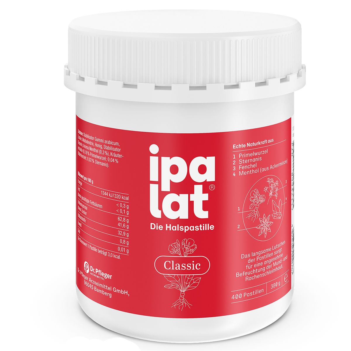 ipalat® Halspastillen classic