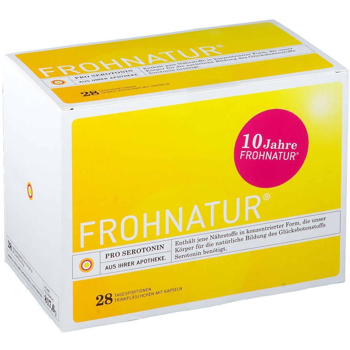 FROHNATUR Mood Tonic Trinkfläschchen mit Kapseln