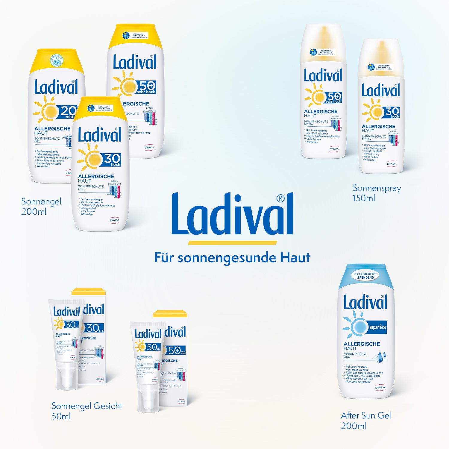 Ladival® Peau allergique Spray de protection solaire SPF 30