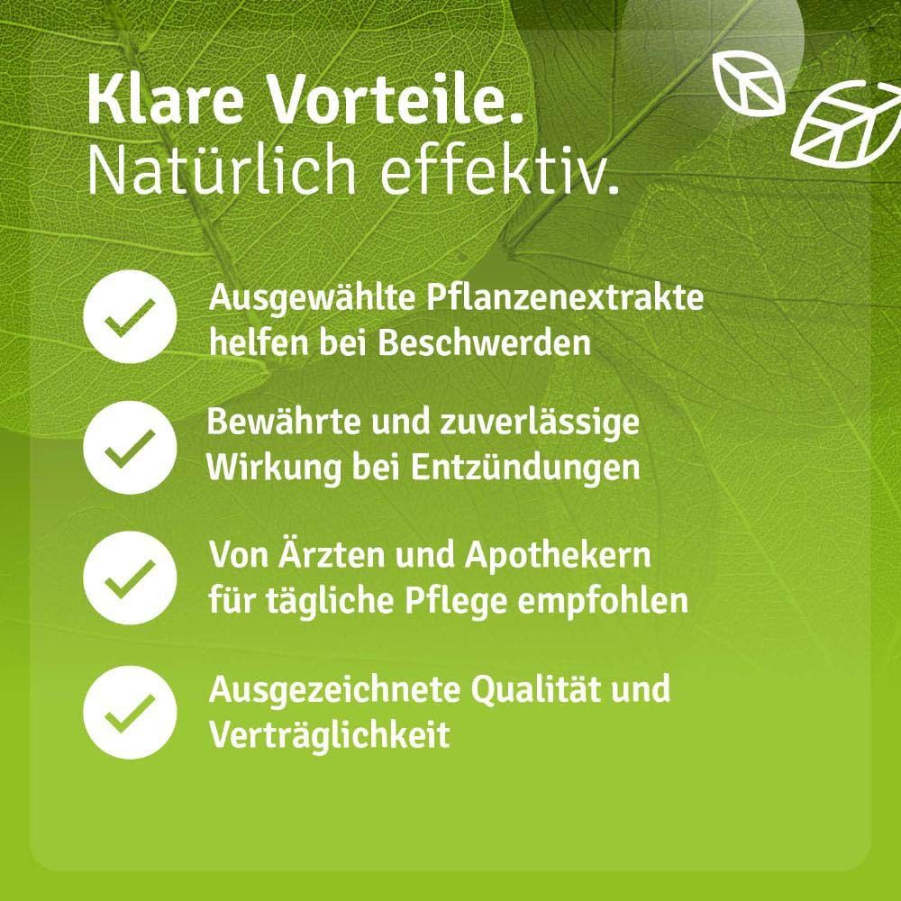 HämoCalm Öl Repair & Protect. Flasche mit Sprühkopf. Ausgewählte Pflanzenextrakte. Empfohlen von Ärzten und Apothekern.