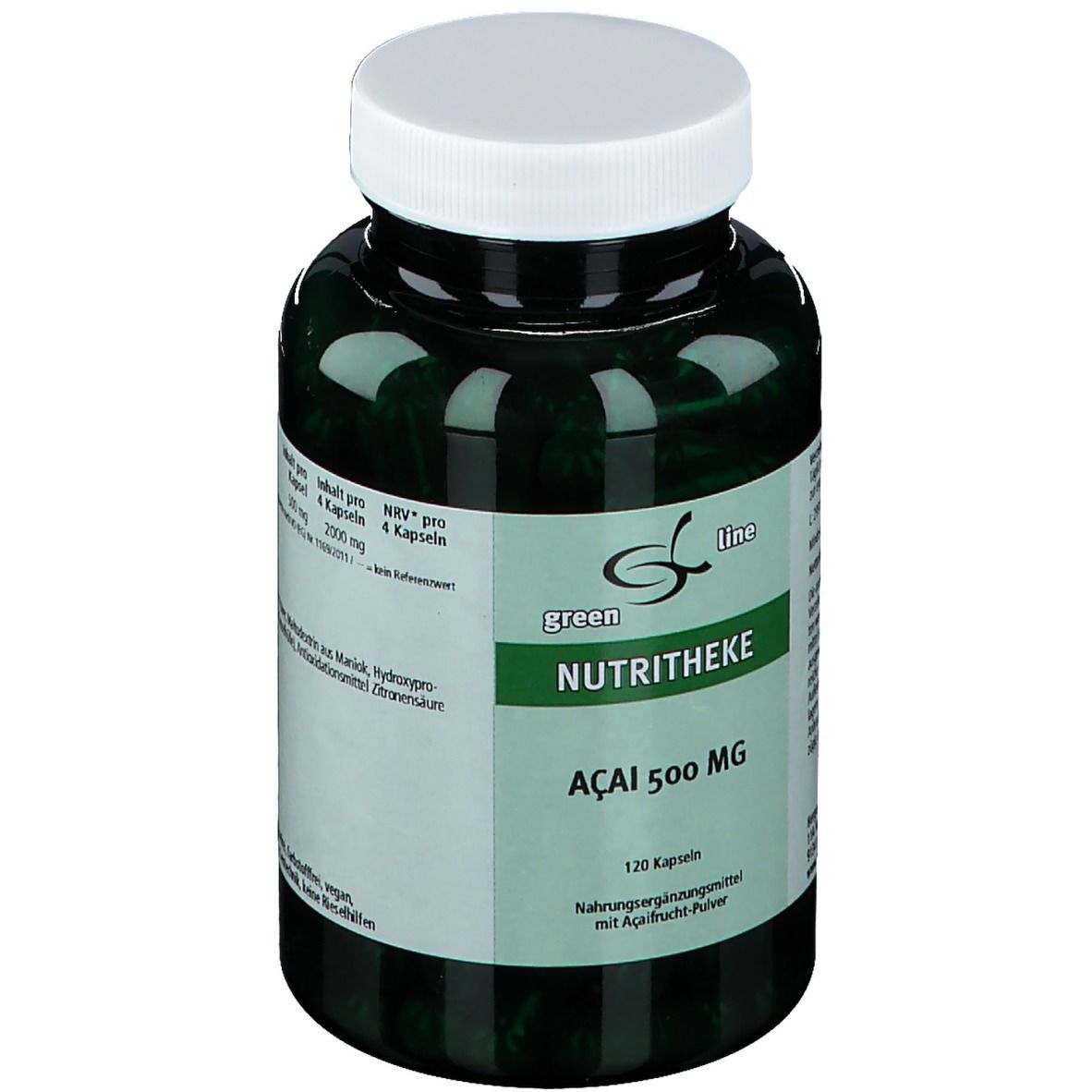 GREEN LINE NUTRITHEKE Açaï 500 mg