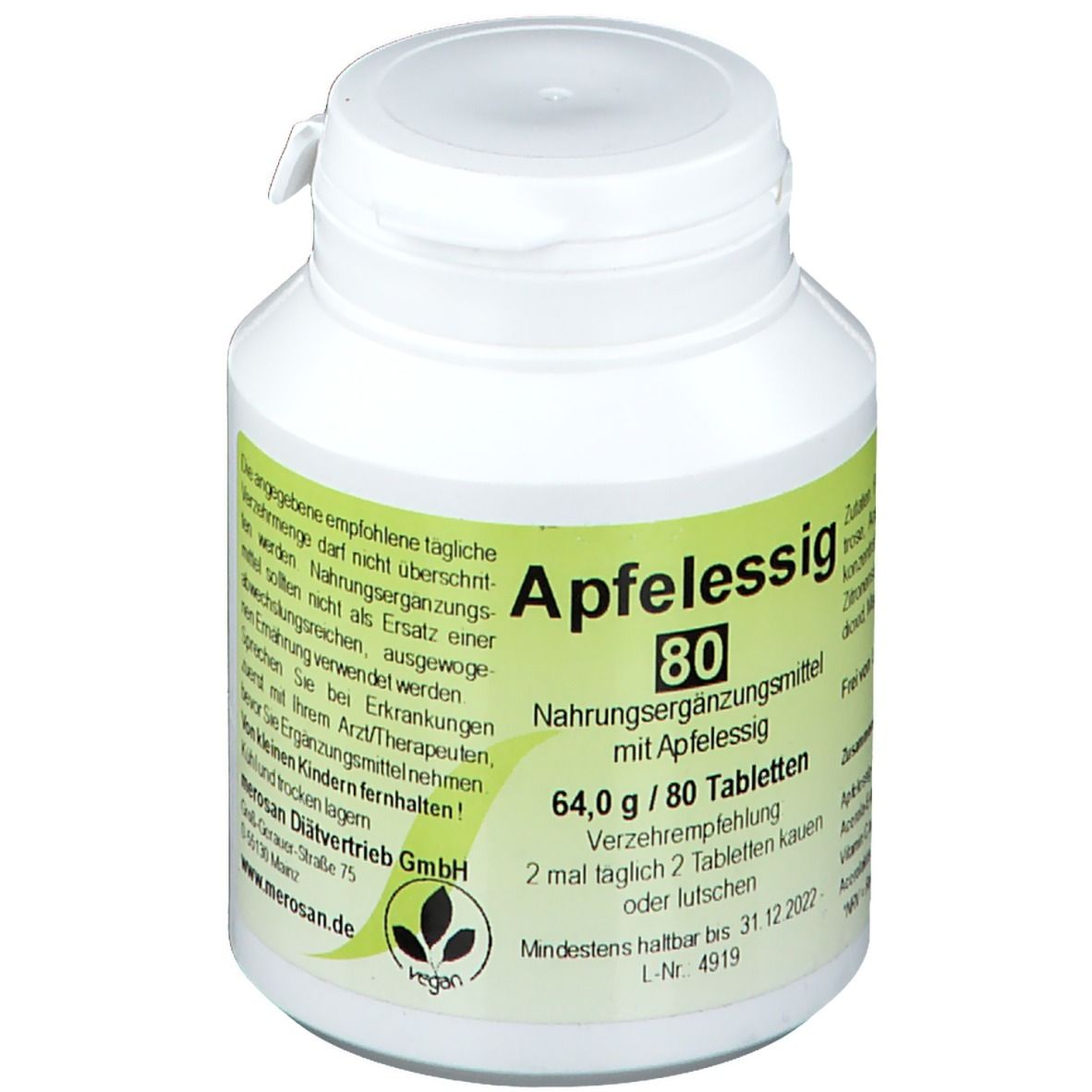 merosan Apfelessig Tabletten