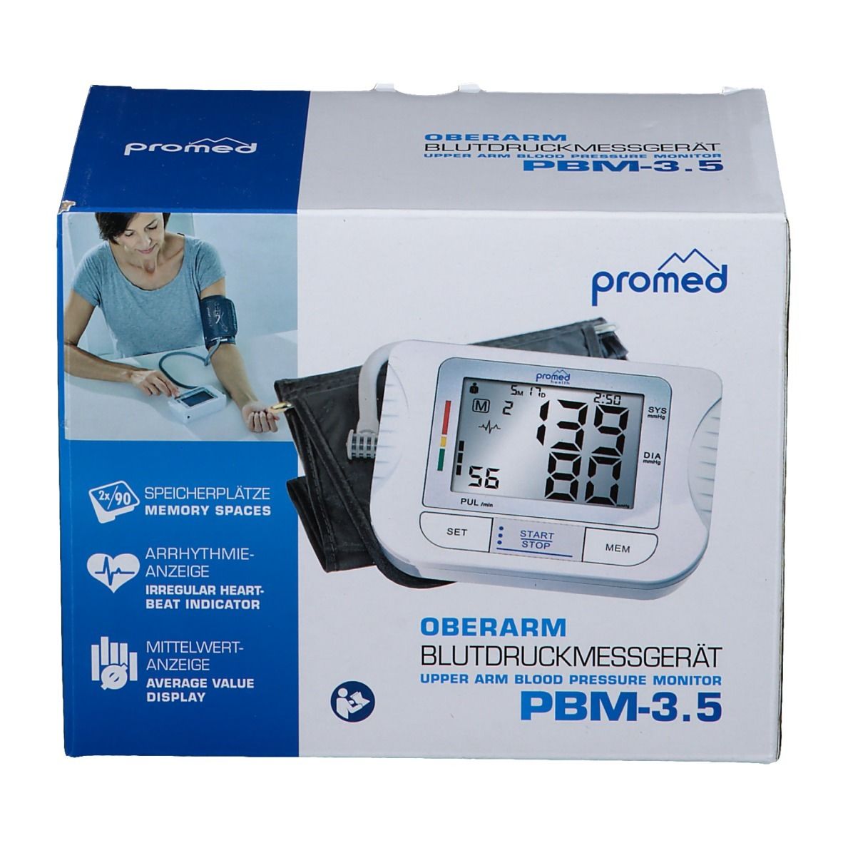 Promed Oberarm-Blutdruckmessgerät PBM-3,5