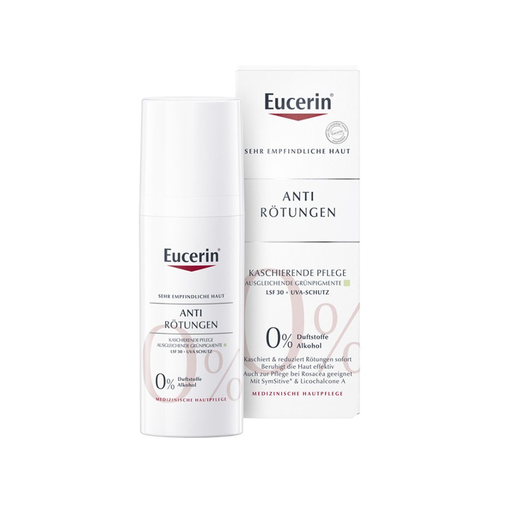 Eucerin® Antirötungen Kaschierende Tagespflege mit LSF 30 - Pflege für sehr empfindliche Haut und bei Rötungen & kaschiert Hautrötungen - jetzt 20% sparen mit Code "eucerin20"