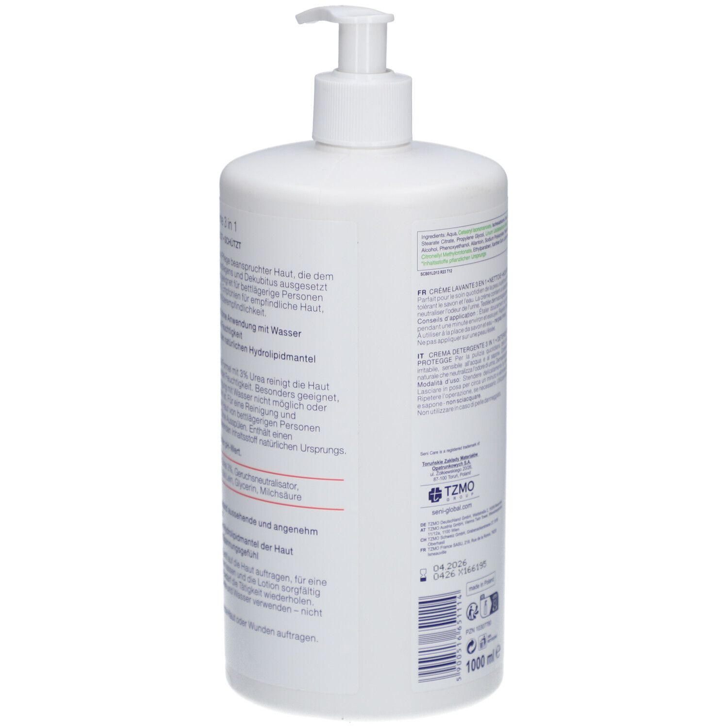SENI CARE Waschcreme 3 in 1 Urea