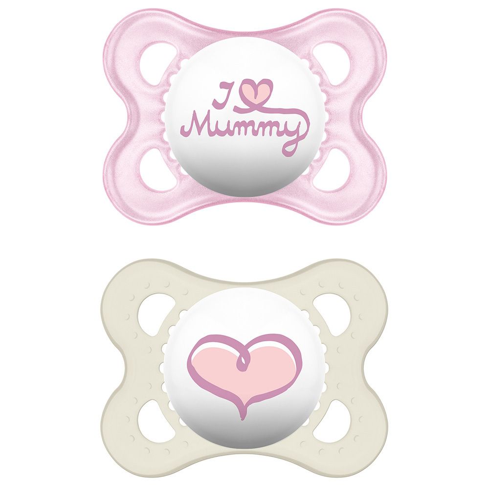 MAM Original Tétines en silicone 0-6 mois Mummy girl