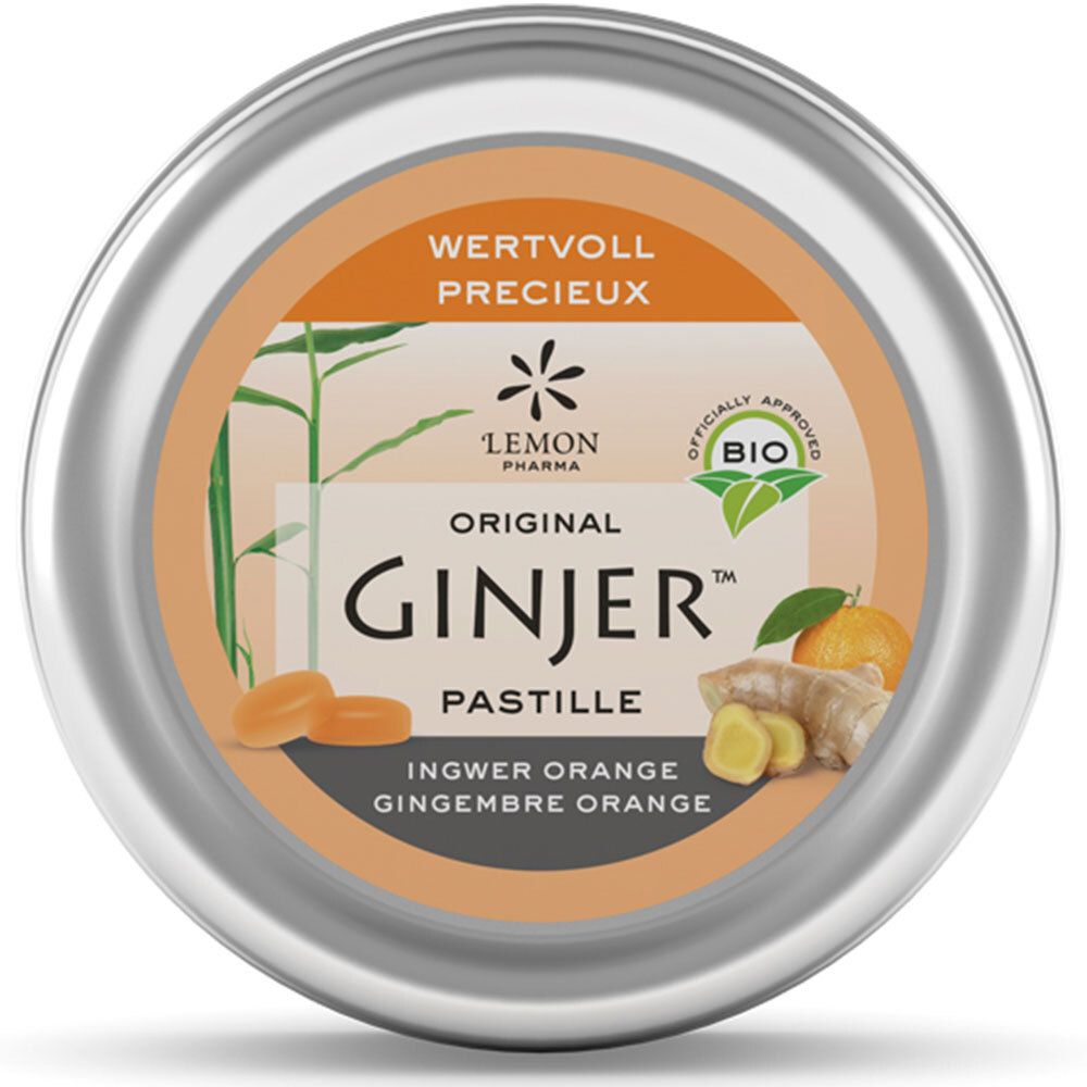 Lemon Pharma Ginger GINJER® Bio Pastilles