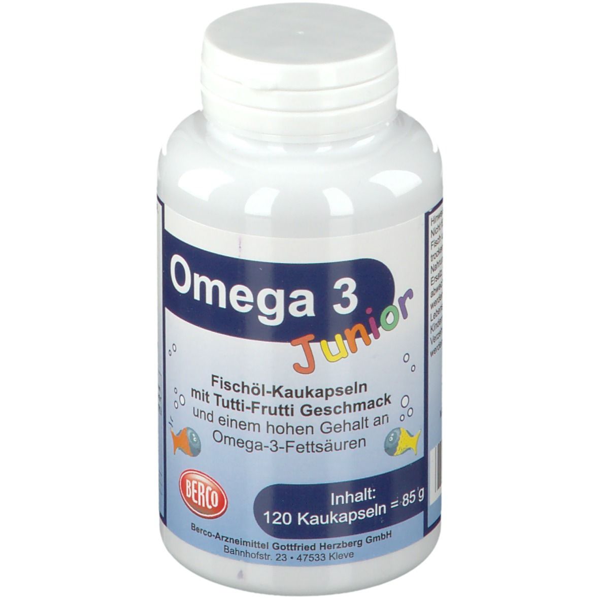 Omega 3 Junior Capsules d'huile de poisson à mâcher