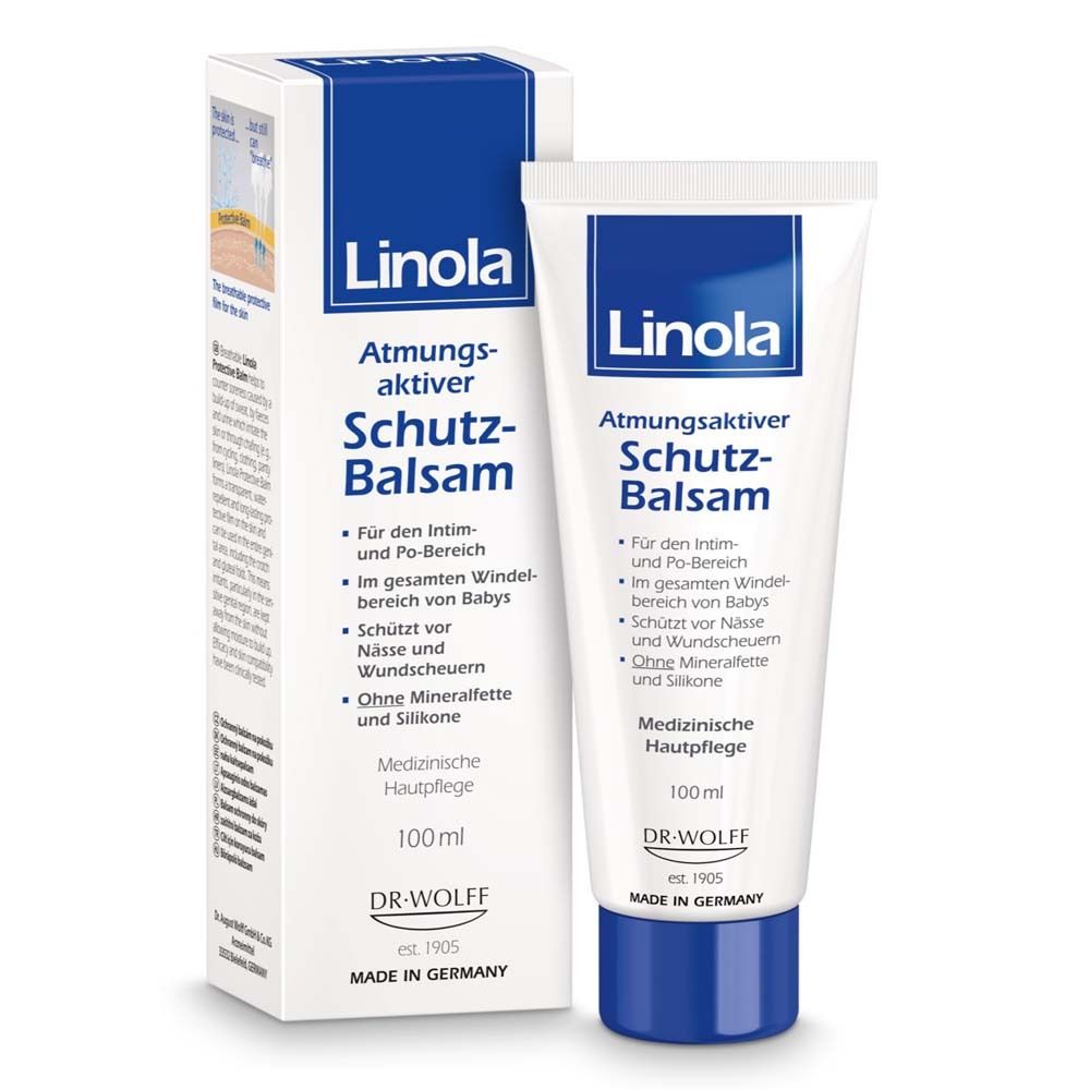 Linola Schutz-Balsam - Wundschutzcreme bei Hautwolf oder gereizter Haut