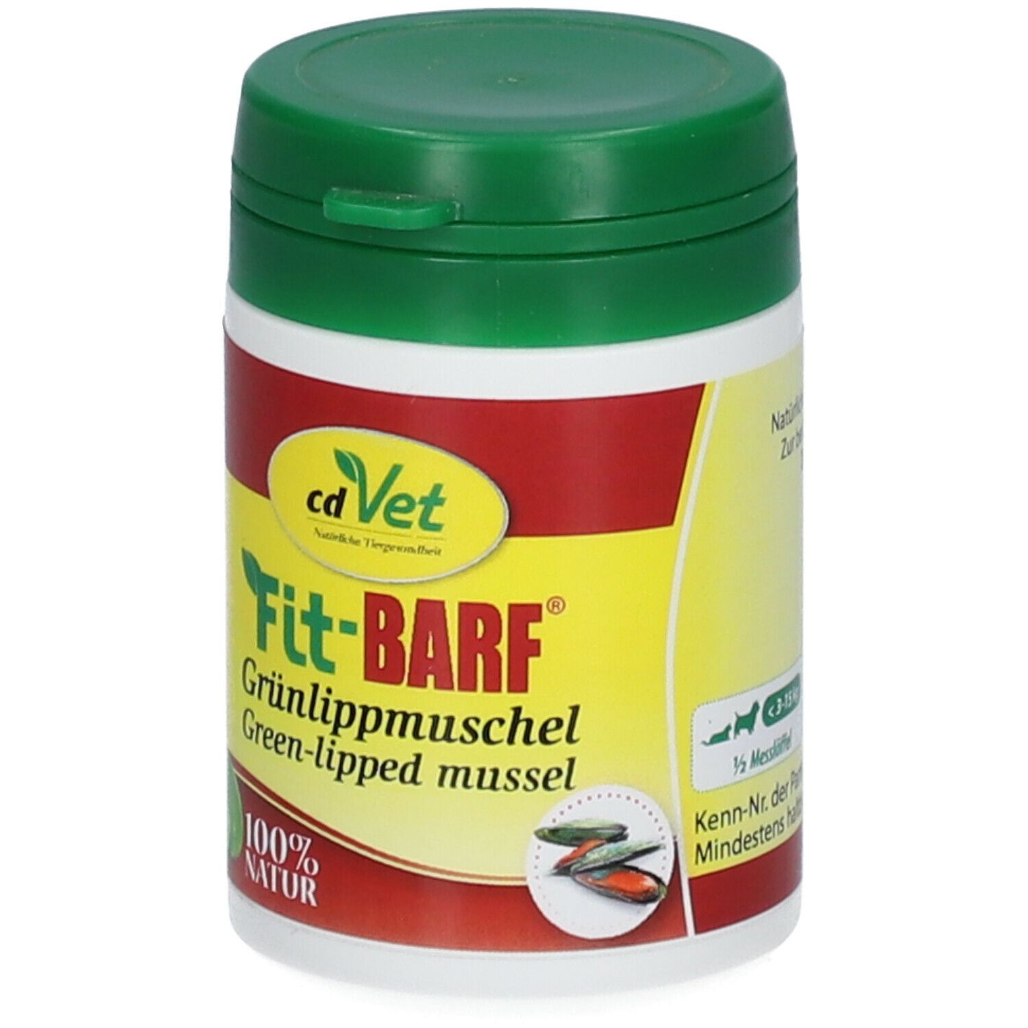 cd Vet Fit-BARF® Grünlippmuschel-Pulver