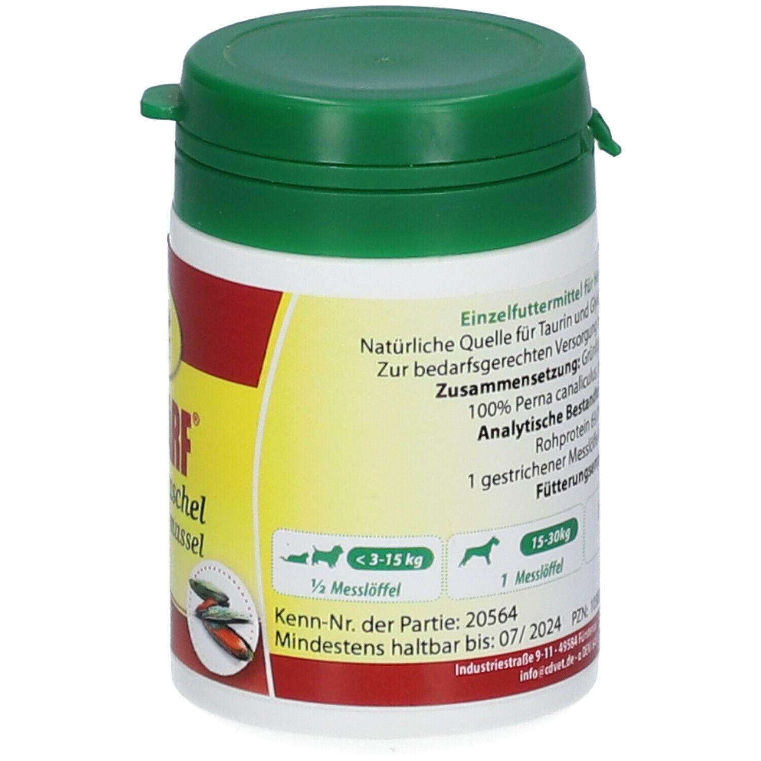 cd Vet Fit-BARF® Grünlippmuschel-Pulver