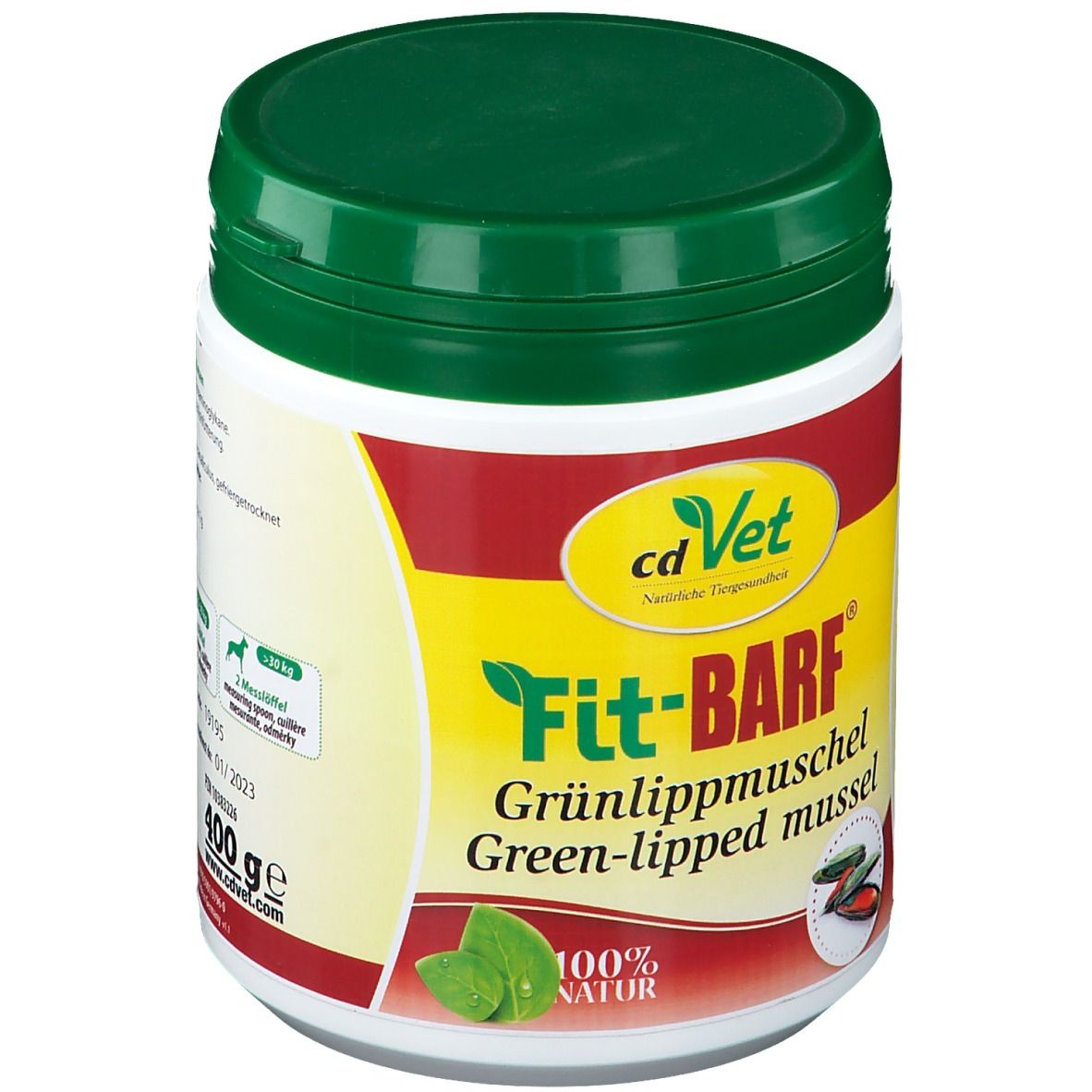 cd Vet Fit-BARF® Moule verte pour chiens et chats