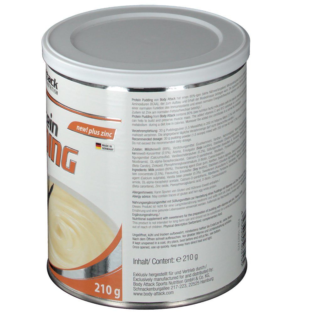 Body Attack Protein Pudding Vanille