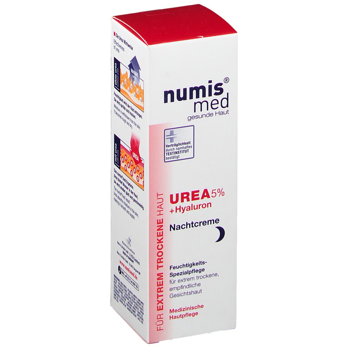 numis® med UREA Nachtcreme 5% +Hyaluronsäure