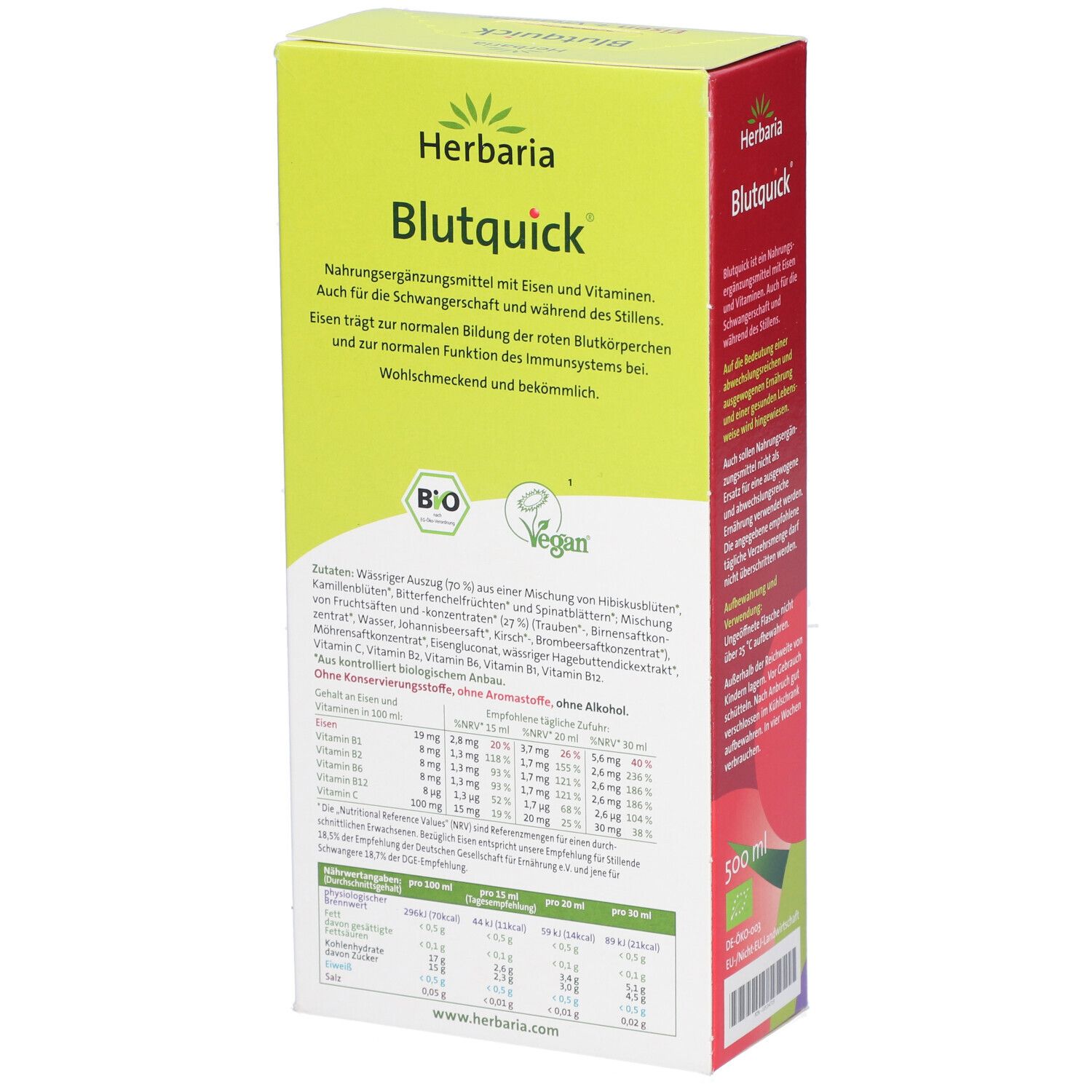 Herbaria Blutquick® Saft