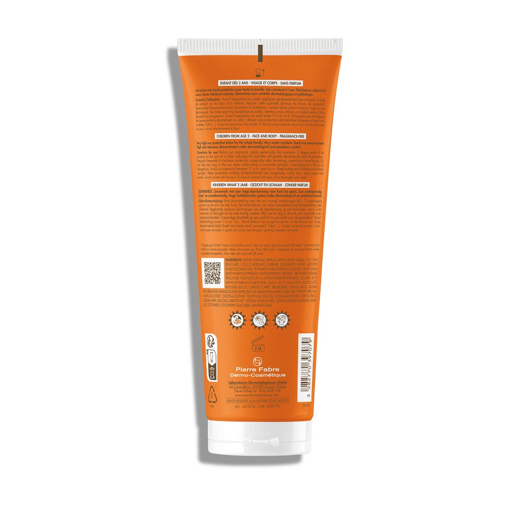Avène SunSitive Kinder Sonnenmilch LSF 50+ - für  empfindliche Haut von Kindern