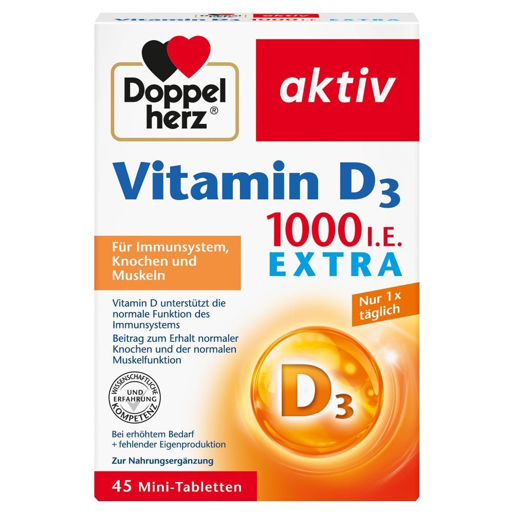 Doppelherz® aktiv Vitamin D 1000 I.E. EXTRA