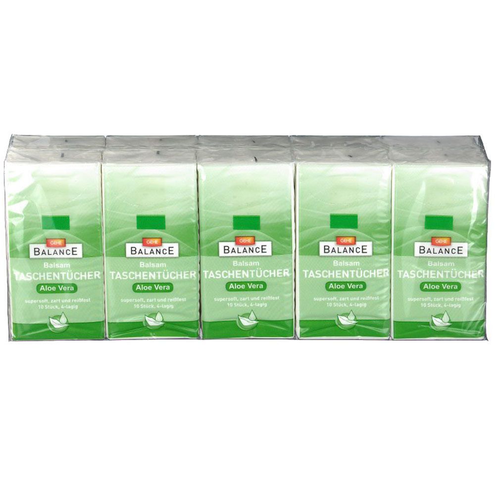 GEHE BALANCE Balsam Taschentücher mit Aloe Vera