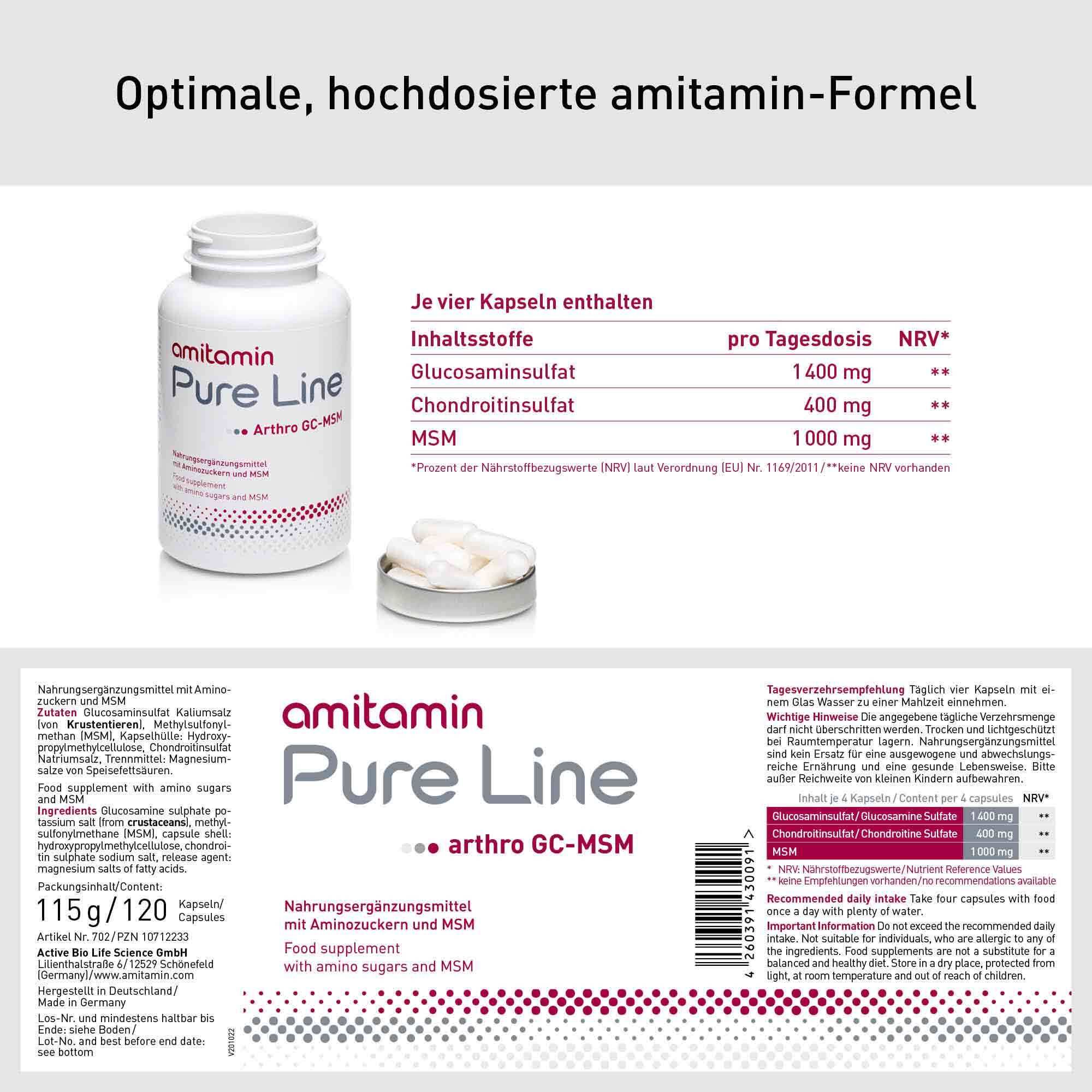amitamin® Arthro GC-MSM
