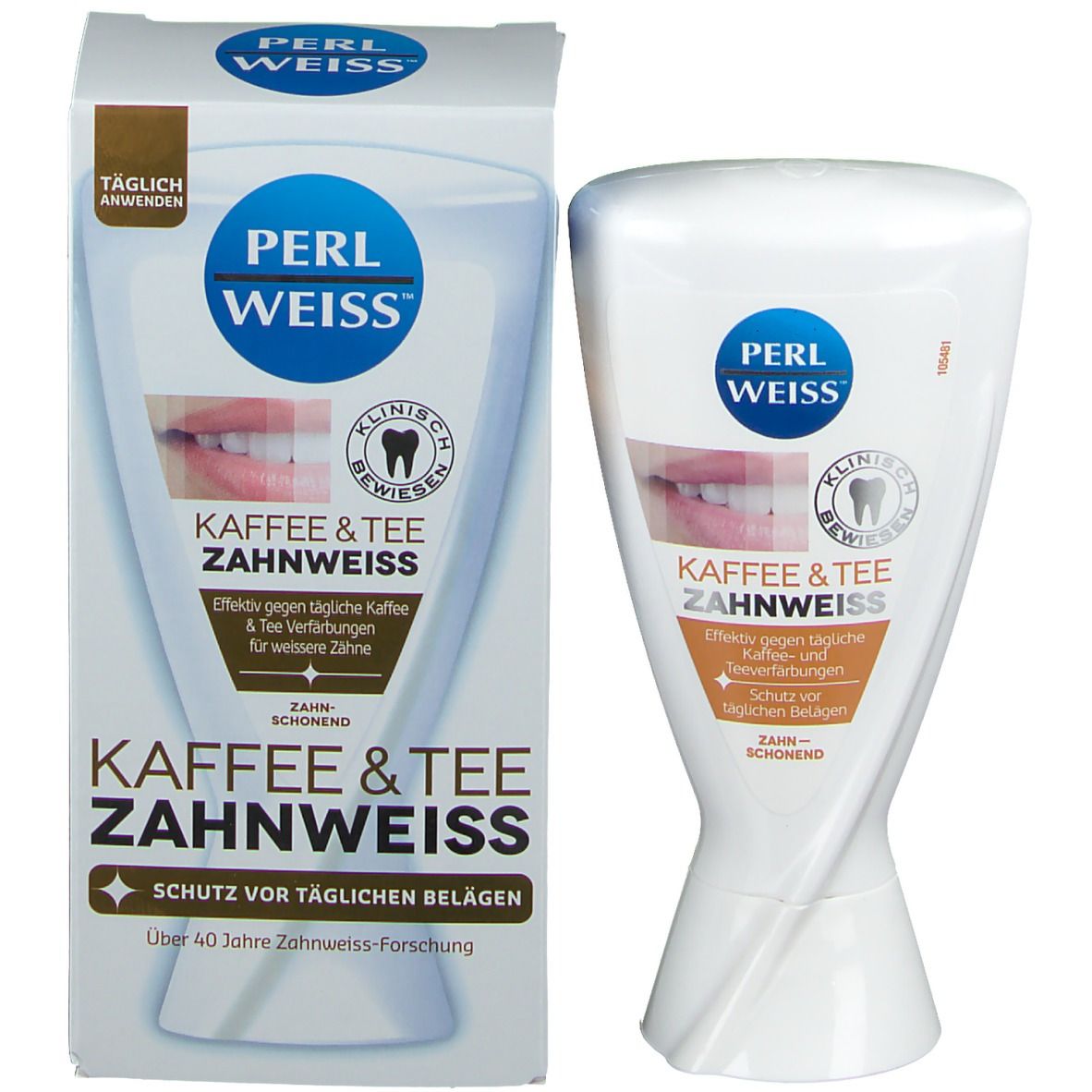 PERLWEISS Kaffee & Tee Zahnweiß Zahncreme