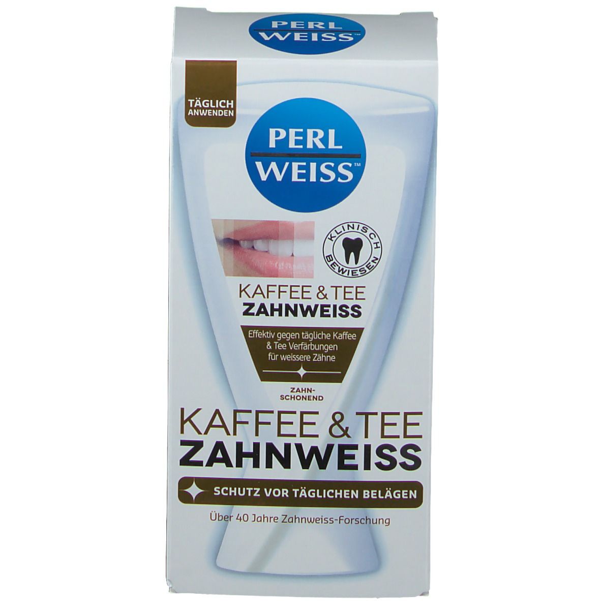 PERLWEISS Kaffee & Tee Zahnweiß Zahncreme